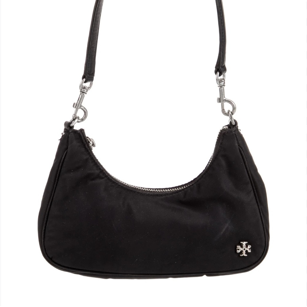 Tory Burch Black Shoulder Bag - 151 Mercer Small Crescent Bag